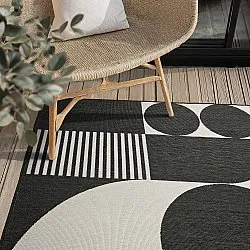Indoor/Outdoor rug - Aurora (black/white)