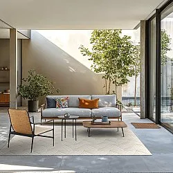 Indoor/Outdoor rug - Beau (yellow)