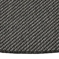 Round rug - Indoor/Outdoor Bennett (black)