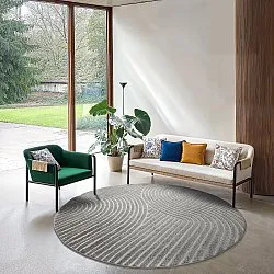 Round rug - Indoor/Outdoor Devon (gray)