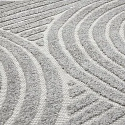 Round rug - Indoor/Outdoor Devon (gray)