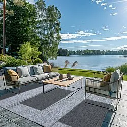 Indoor/Outdoor rug - Monsanto (grey)