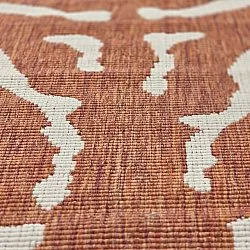 Round rug - Indoor/Outdoor Winona (orange)