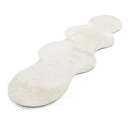 Wavy Runner Rug - Aranga Super Soft Fur (beige)