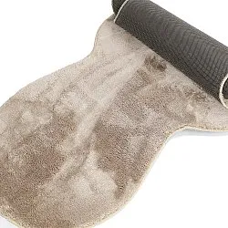 Wavy Runner Rug - Aranga Super Soft Fur (brown)