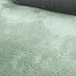 Wavy Runner Rug - Aranga Super Soft Fur (green)