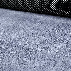 Wavy Runner Rug - Aranga Super Soft Fur (steel blue)