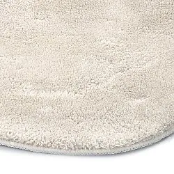 Wavy Round Rug - Aranga Super Soft Fur (beige)