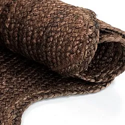Wavy jute rug - San Francisco (brown)