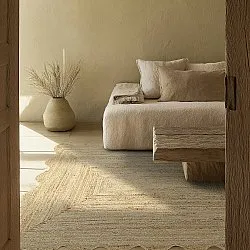 Wavy jute rug - San Francisco (jute)