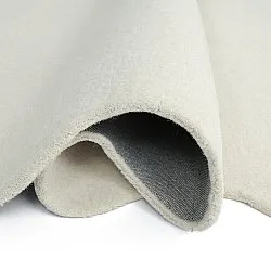 Wavy Wool Rug - Diu Hand Tufted Wool Premium (white)