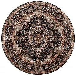 Round rug - Vakifli (black/multi)