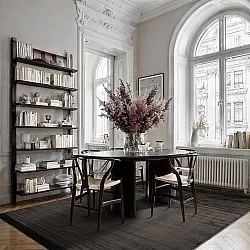 Wilton rug - Art Silk (black)