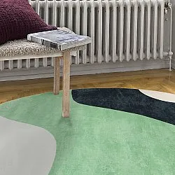 Round rug - Barcelona (green)
