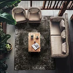 Indoor/Outdoor rug - Brussels Weave (black)