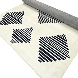 Wilton rug - Carmen (cream/black)