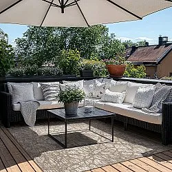 Indoor/Outdoor rug - Brussels Diamond (grey)