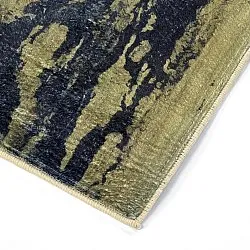 Wilton rug - Dolmio (black/yellow)