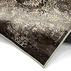 Wilton rug - Flowers (brown)
