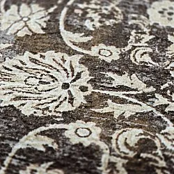 Wilton rug - Flowers (brown)