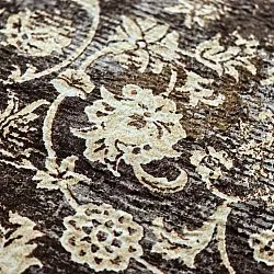 Wilton rug - Flowers (brown)