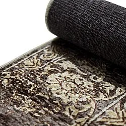 Wilton rug - Flowers (brown)