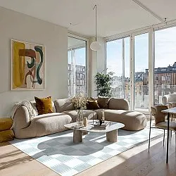 Wilton rug - Gobi (grey/white)