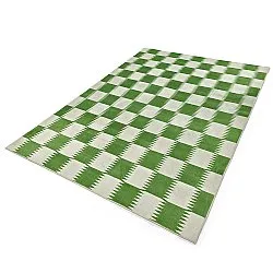 Wilton rug - Gobi (green/white)