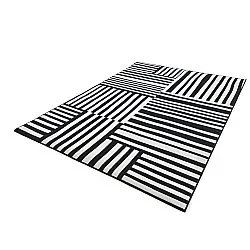 Wilton rug - Joma (black/white)