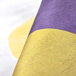 Wilton rug - Leiden (yellow/purple)