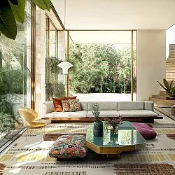 Wilton rug - Lucerne (brown/multi)