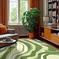 Wilton rug - Mudgee (green/multi)