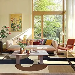 Wilton rug - Nysa (brown/multi)