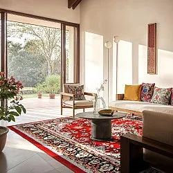 Wilton rug - Peking (red)