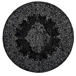 Round rug - Peking (black)