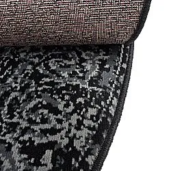 Round rug - Peking (black)