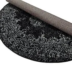 Round rug - Peking (black)