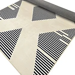 Wilton rug - Pucon (black/cream)