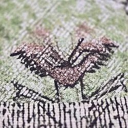 Round rug - Rosalie (green)