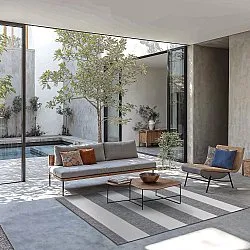 Indoor/Outdoor rug - Santana (grey)