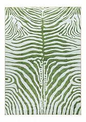 Wilton rug - Zebra (green)