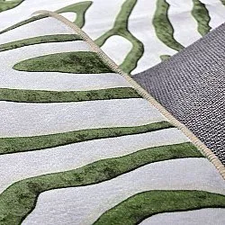 Wilton rug - Zebra (green)