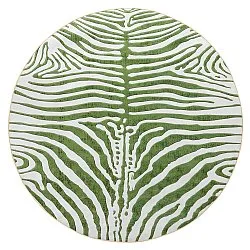 Round rug - Zebra (green)