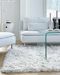 Shaggy rugs - Janjira (white)