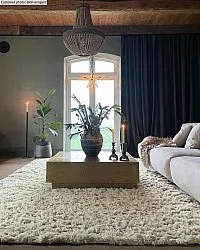 Wool rug - Aliste Wool Shaggy (alabaster gleam)