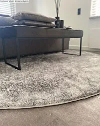 Round rugs - Cosy (silver)