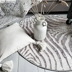 Round rug - Zebra