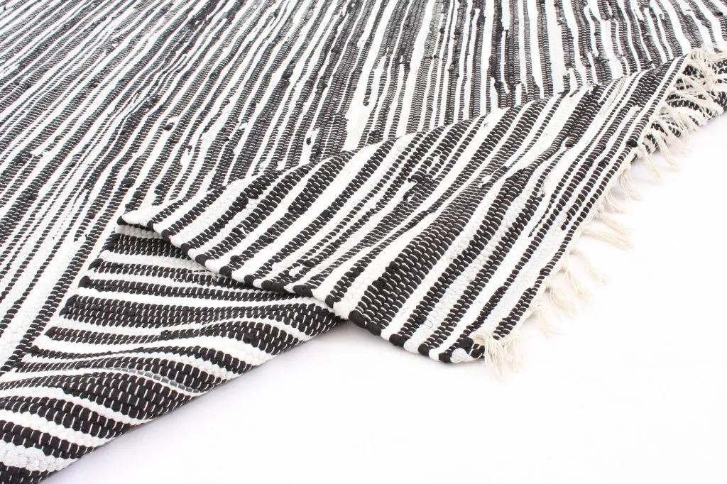 Rag rugs from Strehög of Sweden - Tulka (grey)