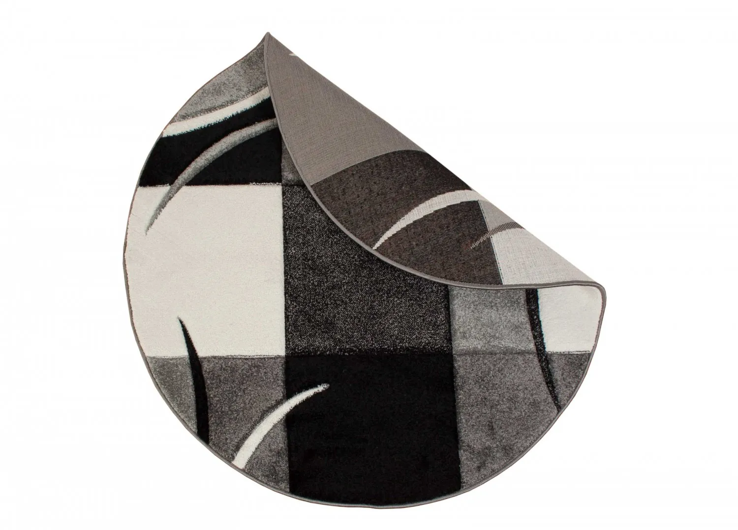 Wilton rug - London Patch (black)