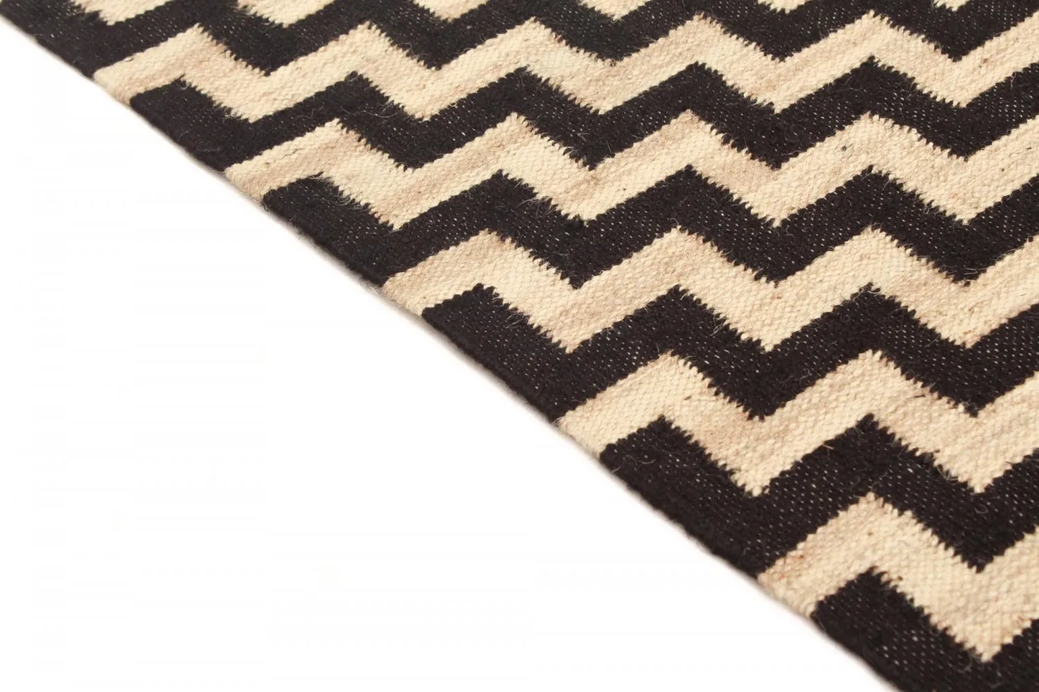 Jute rug - Cabana (beige/black)